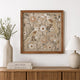 Embroidered Wall Art- Beige