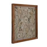 Embroidered Wall Art- Beige