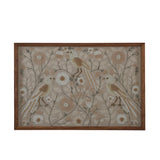 Embroidered Wall Art- Beige