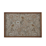 Embroidered Wall Art- Beige