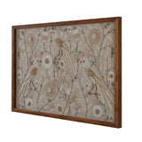 Embroidered Wall Art- Beige