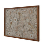Embroidered Wall Art- Beige
