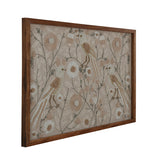 Embroidered Wall Art- Beige