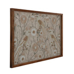 Embroidered Wall Art- Beige
