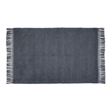 Popcorn Weave Cotton 120 x 180 cm Rug- Grey