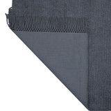 Popcorn Weave Cotton 120 x 180 cm Rug- Grey