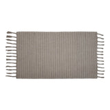 Braided Pattern Cotton 120 x 180 cm Rug- Cream
