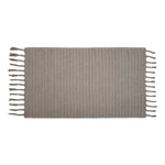 Braided Pattern Cotton 120 x 180 cm Rug- Cream