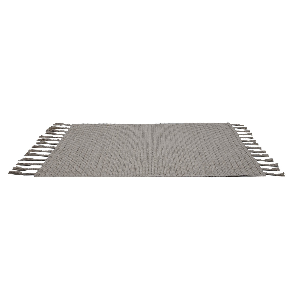 Braided Pattern Cotton 120 x 180 cm Rug- Cream