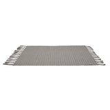 Braided Pattern Cotton 120 x 180 cm Rug- Cream
