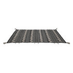 Zigzag Cotton 120 x 180 cm Rug- Black & White