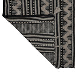 Zigzag Cotton 120 x 180 cm Rug- Black & White