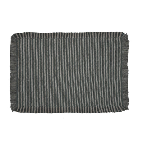 Dual Stripes Cotton 120 x 180 cm Rug- Green