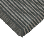 Dual Stripes Cotton 120 x 180 cm Rug- Green