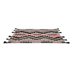 Zigzag Cotton 120 x 180 cm Rug- Brown & Peach