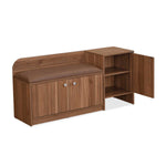Magnus 3 Door Shoe Cabinet- Lyon Walnut