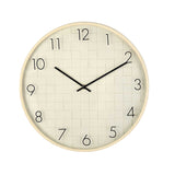 Brick Design Wall Clock- Off White