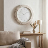 Speckle Wall Clock- Ivory