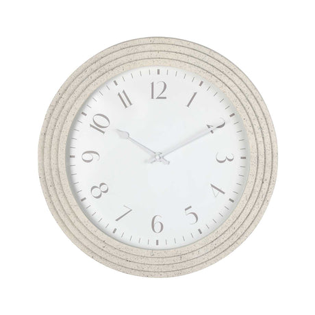 Speckle Wall Clock- Ivory