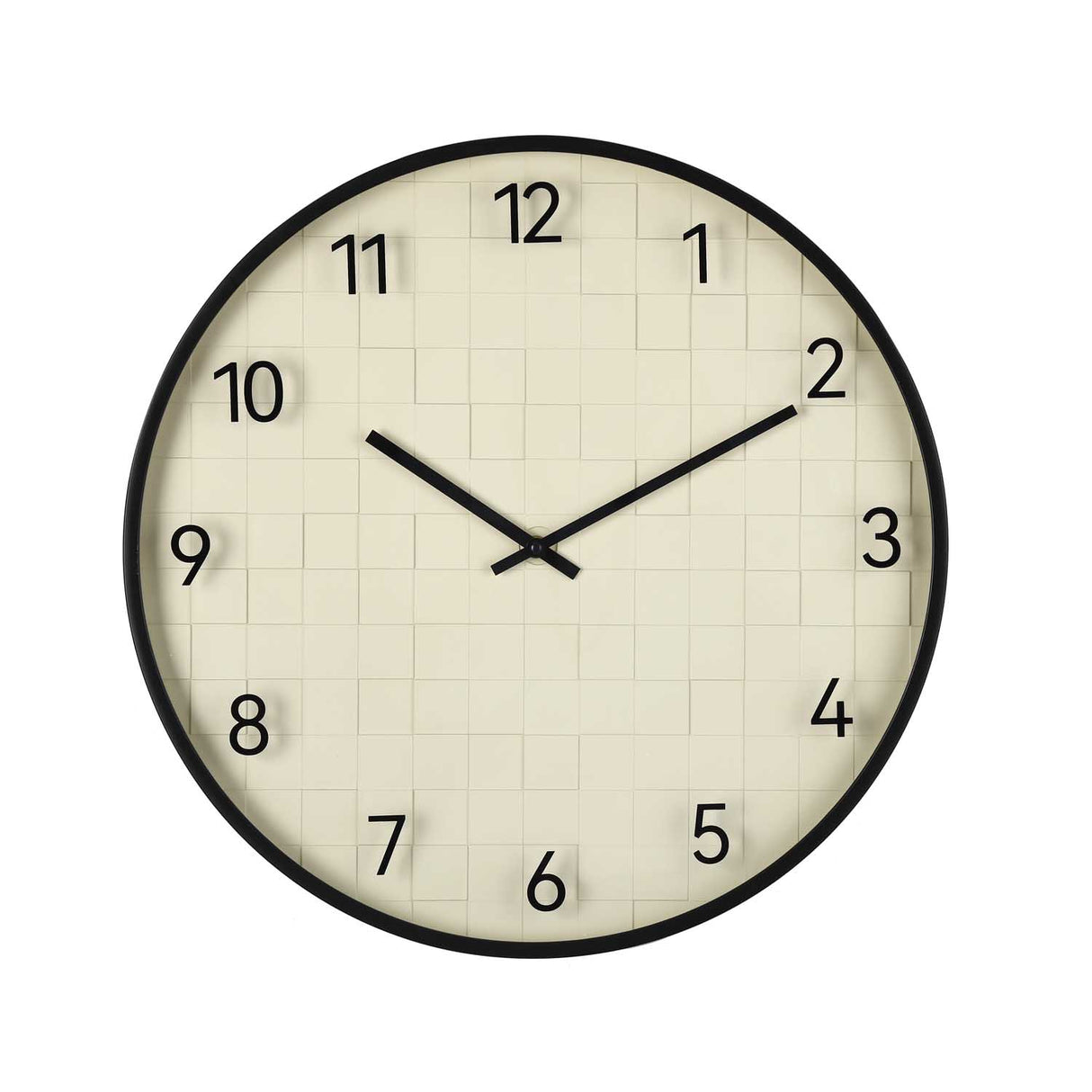 Basket Design Wall Clock- Off White