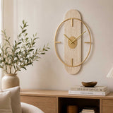 Modern Wall Clock- Cream
