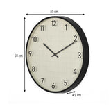 Basket Design Wall Clock- Off White