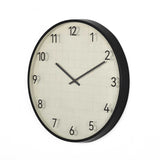 Basket Design Wall Clock- Off White