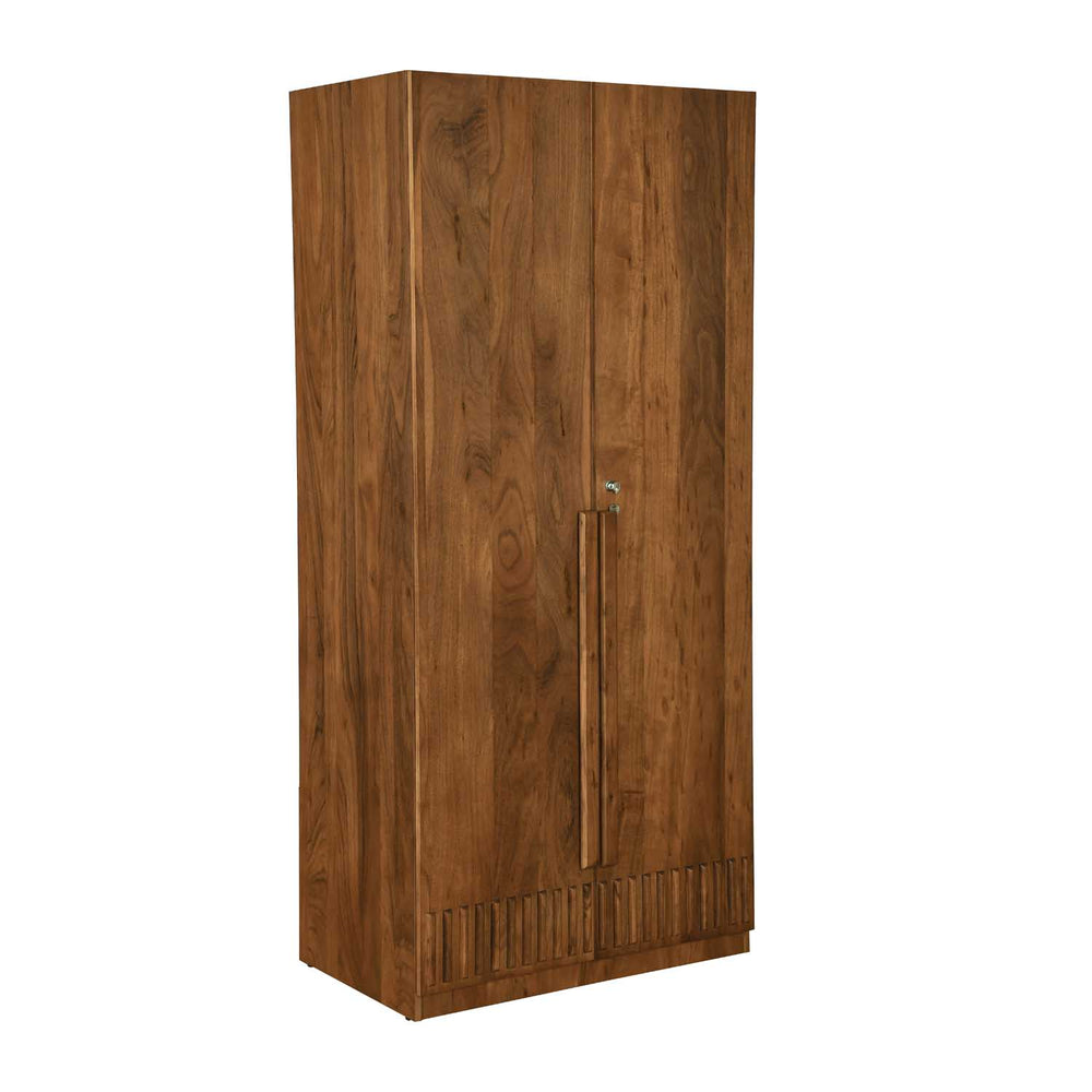 Linea 2 Door Wardrobe- Honey Walnut
