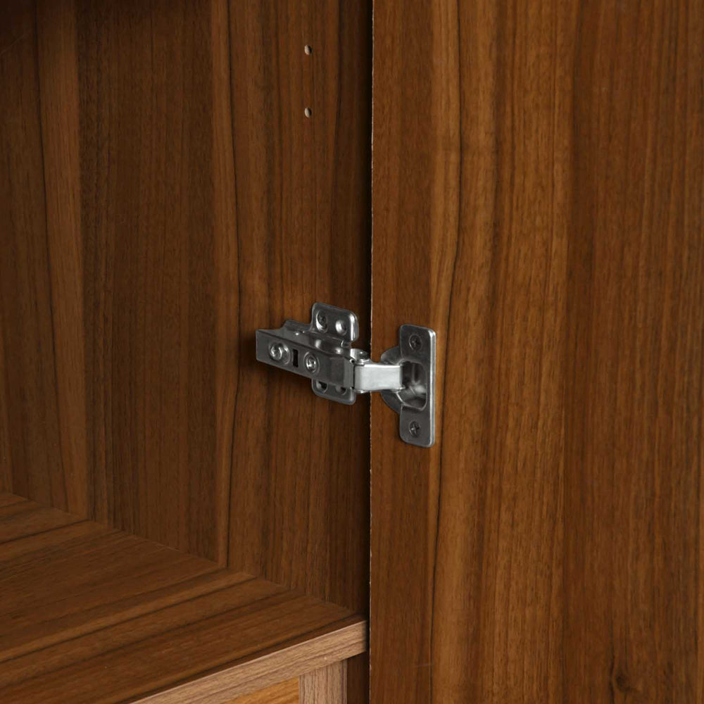 Linea 3 Door Wardrobe- Honey Walnut