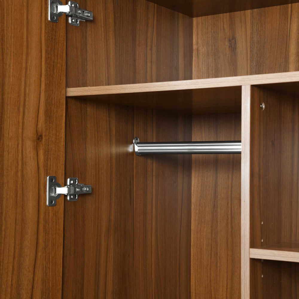 Linea 2 Door Wardrobe- Honey Walnut
