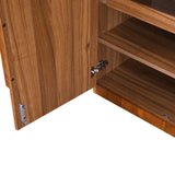 Linea 2 Door Wardrobe- Honey Walnut