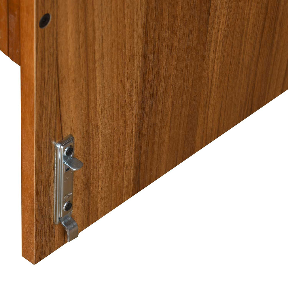 Linea 2 Door Wardrobe- Honey Walnut