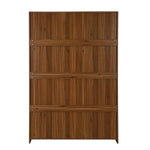 Linea 3 Door Wardrobe- Honey Walnut