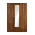 Linea 3 Door Wardrobe- Honey Walnut