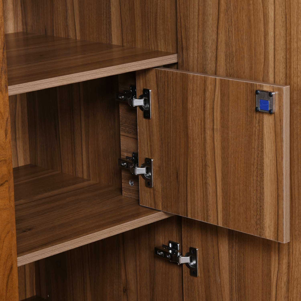 Linea 3 Door Wardrobe- Honey Walnut