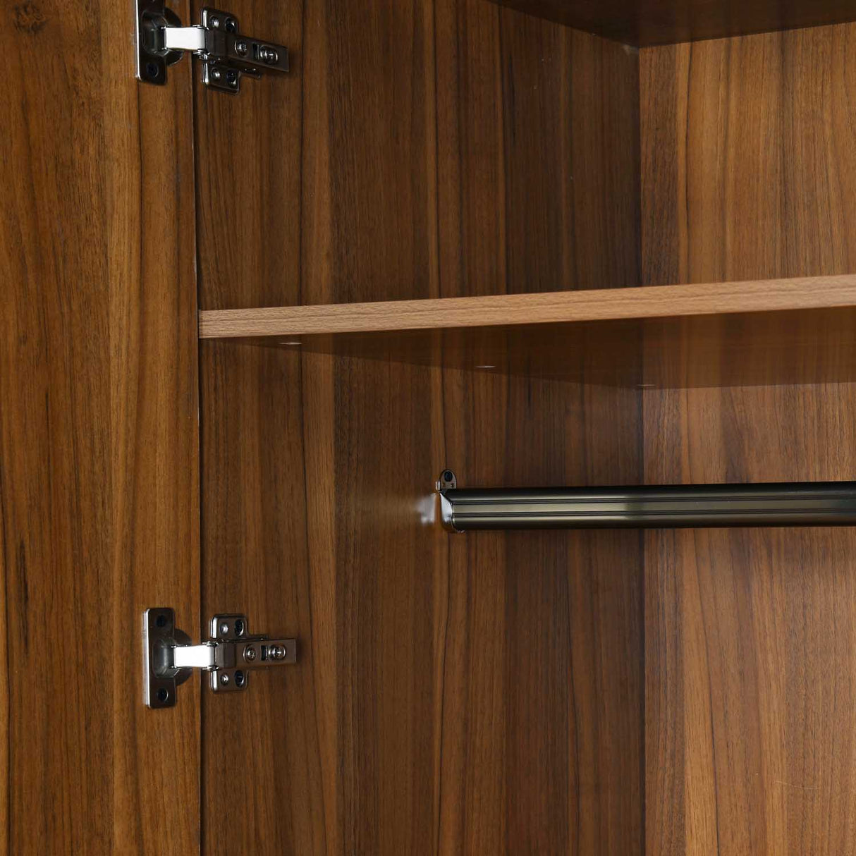 Linea 3 Door Wardrobe- Honey Walnut