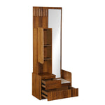 Linea Dresser with Mirror- Honey Walnut