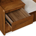 Linea Dresser with Mirror- Honey Walnut