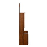 Linea Dresser with Mirror- Honey Walnut