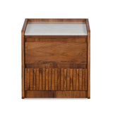 Linea Night Stand- Honey Walnut