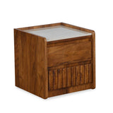 Linea Night Stand- Honey Walnut
