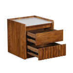 Linea Night Stand- Honey Walnut