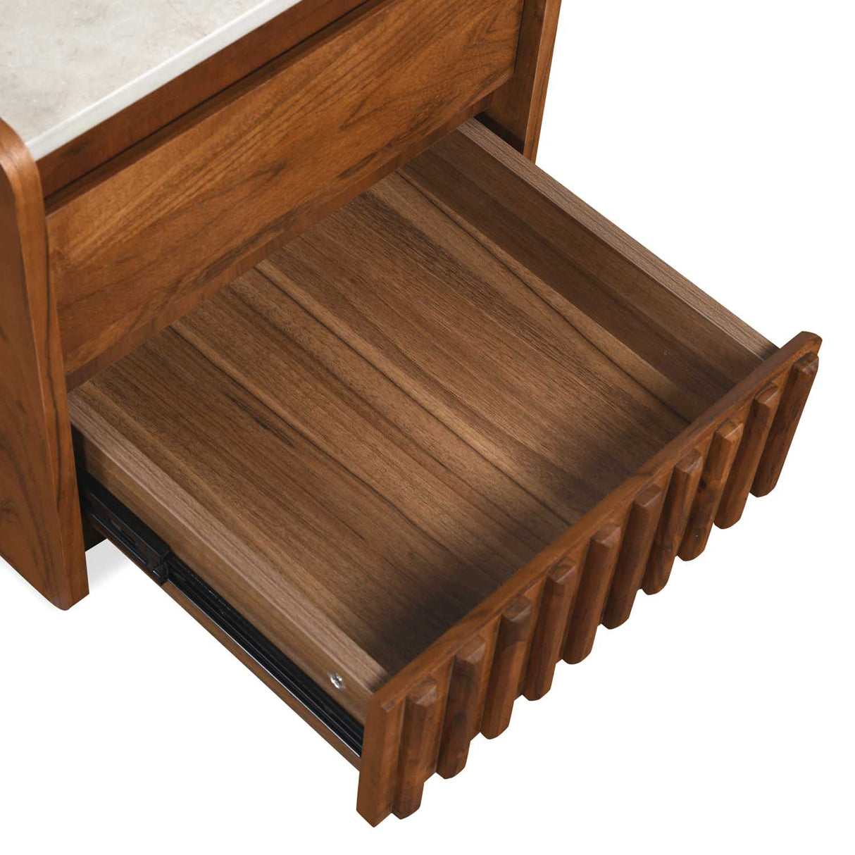 Linea Night Stand- Honey Walnut