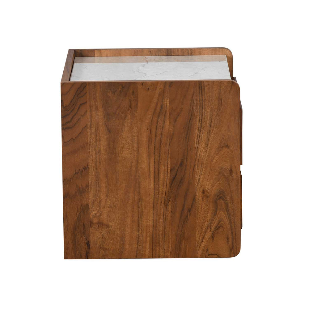 Linea Night Stand- Honey Walnut