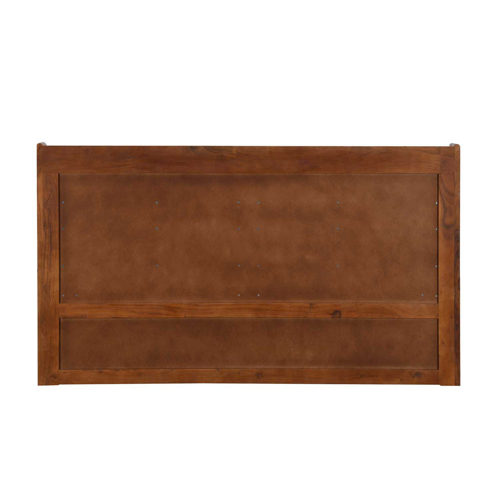 Linea King Bed with Hydraulic Storage- Honey Walnut