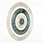 Radial Pattern Wall Decor- Green & Beige