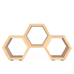 Bamboo Wine Bottle Holder with 3 Racks- Beige