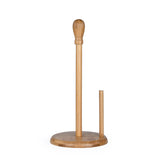 Vertical Bamboo Tissue Holder- Beige