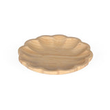 Curved Bamboo Serving Plate- Medium, Beige