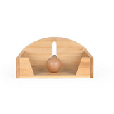 Horizontal Bamboo Tissue Box- Beige